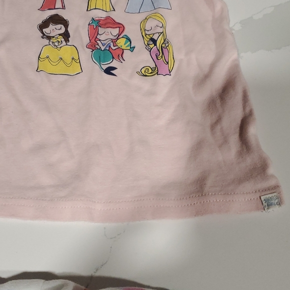 Baby Gap 2 Piece Pajama Set Disney Princess 4T - Picture 5 of 8